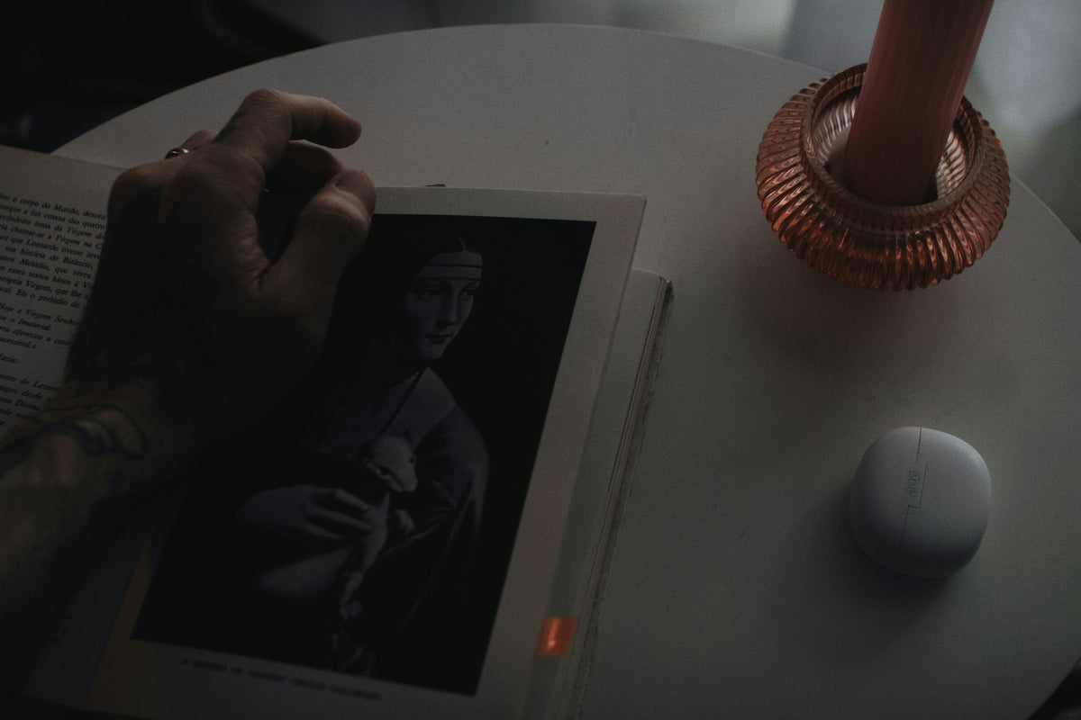 a person using a tablet