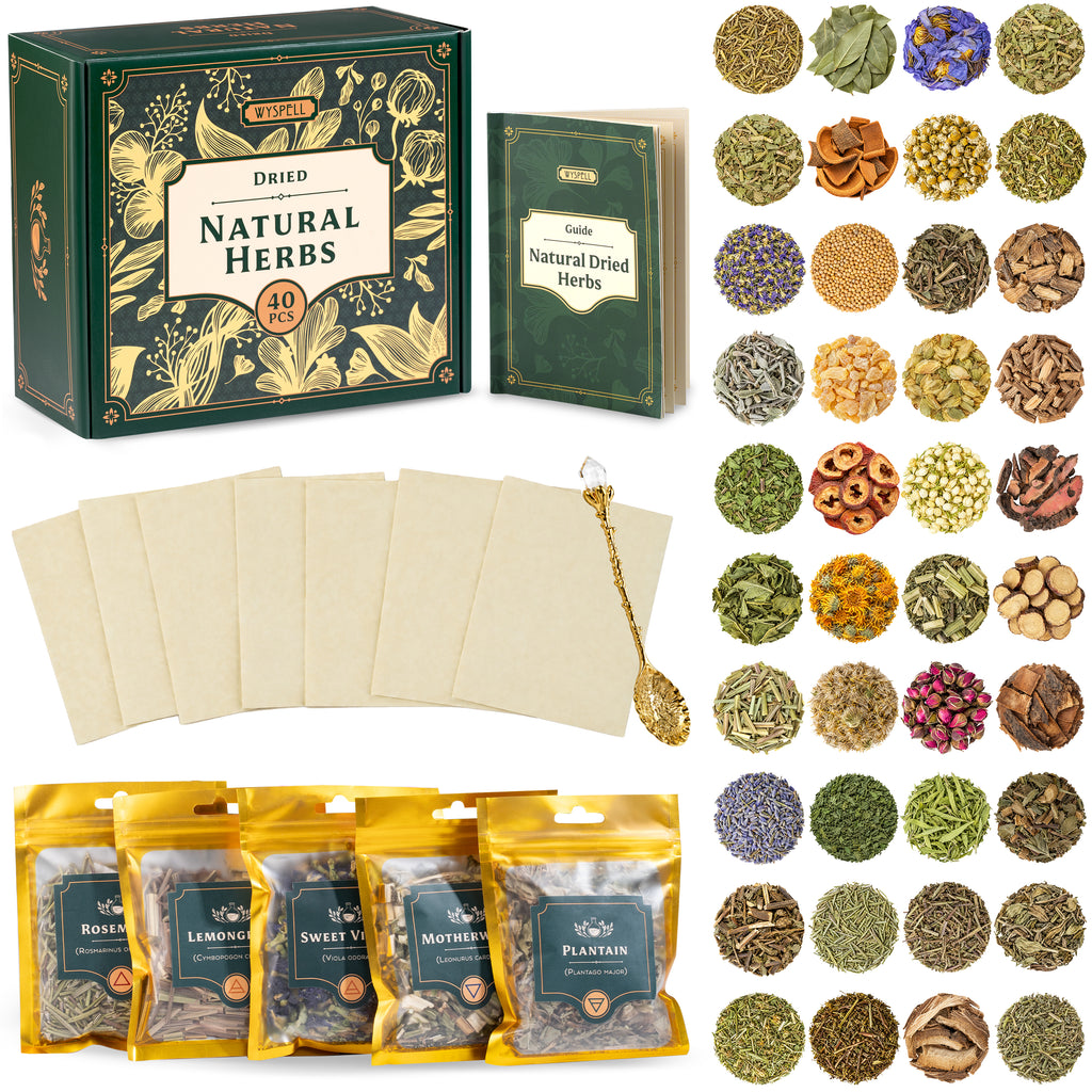 40 PCS Dried Herbs