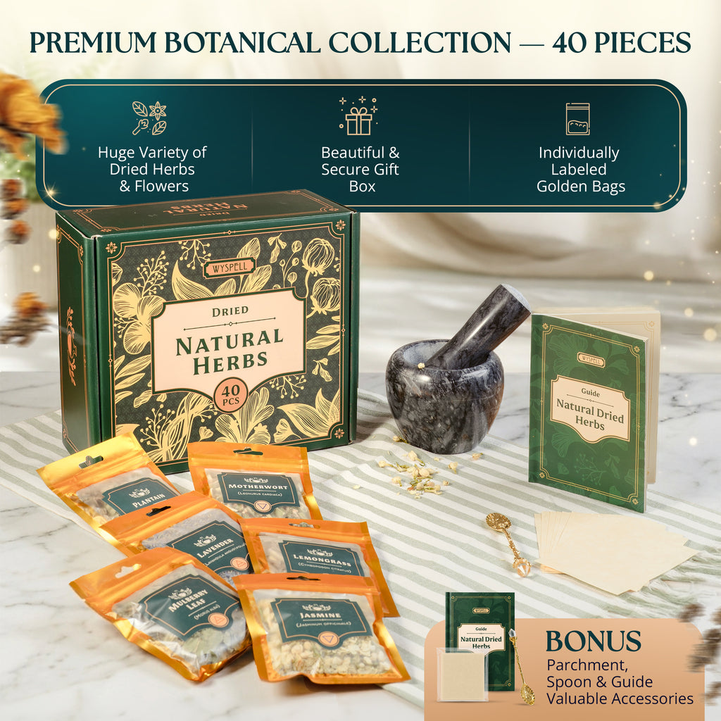 40 PCS Dried Herbs