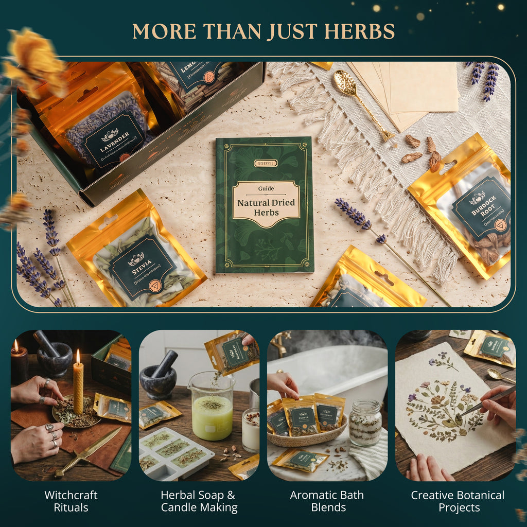 40 PCS Dried Herbs