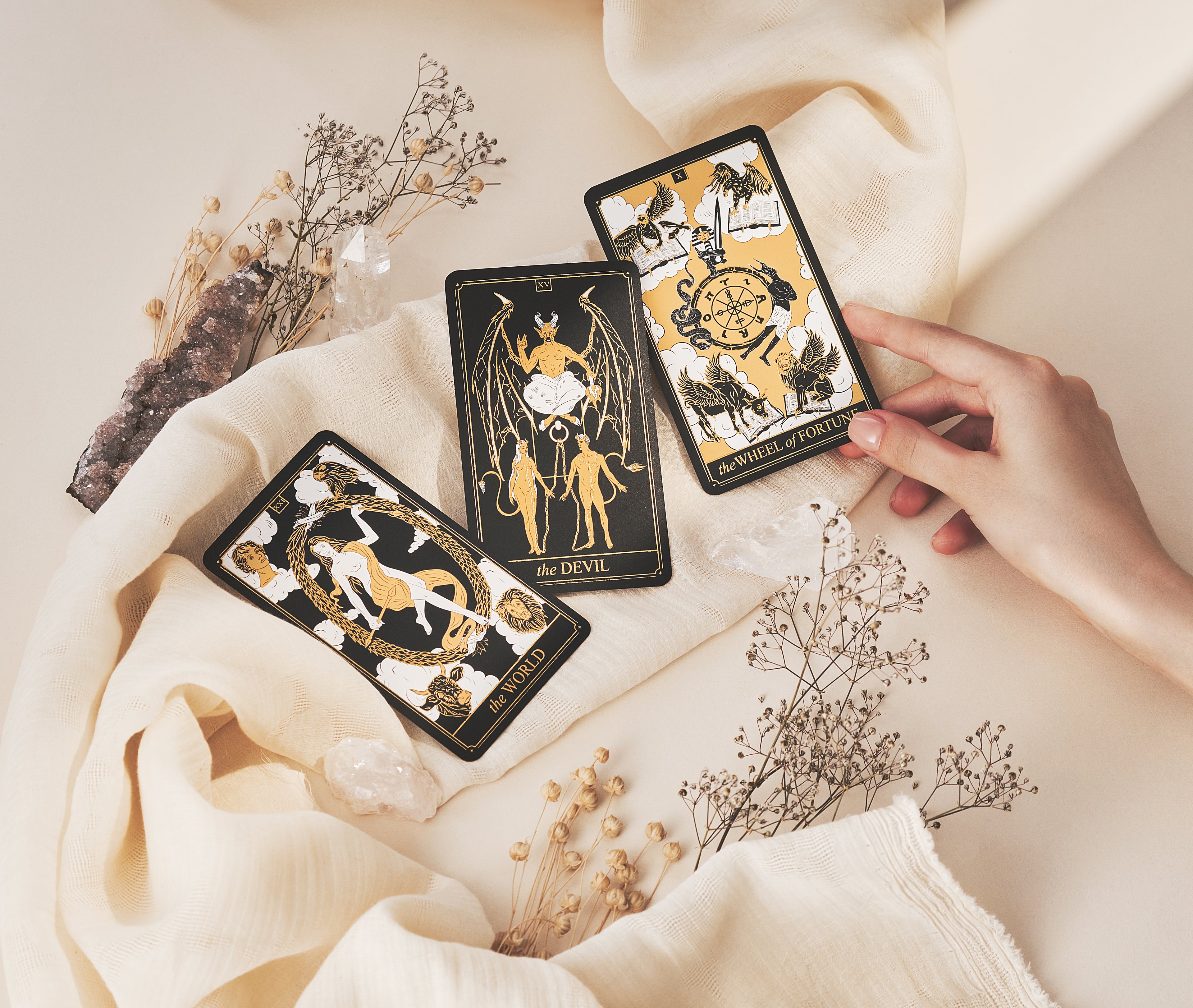 Gold Tarot Deck
