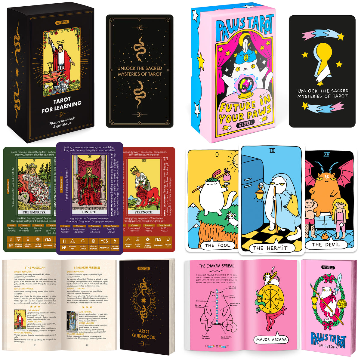 Learning & Aesthetic Tarot Decks