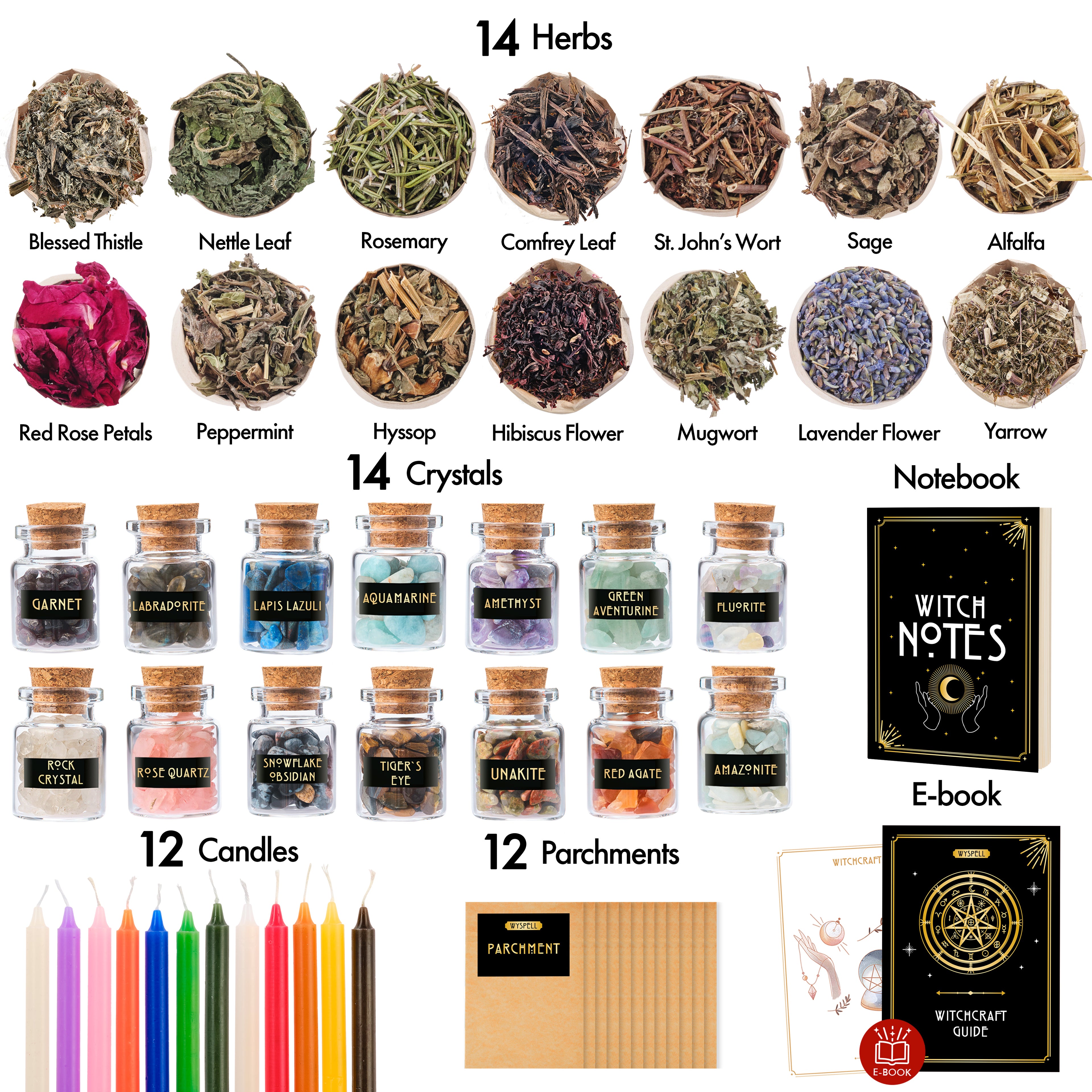 54 PCS Witchcraft Kit