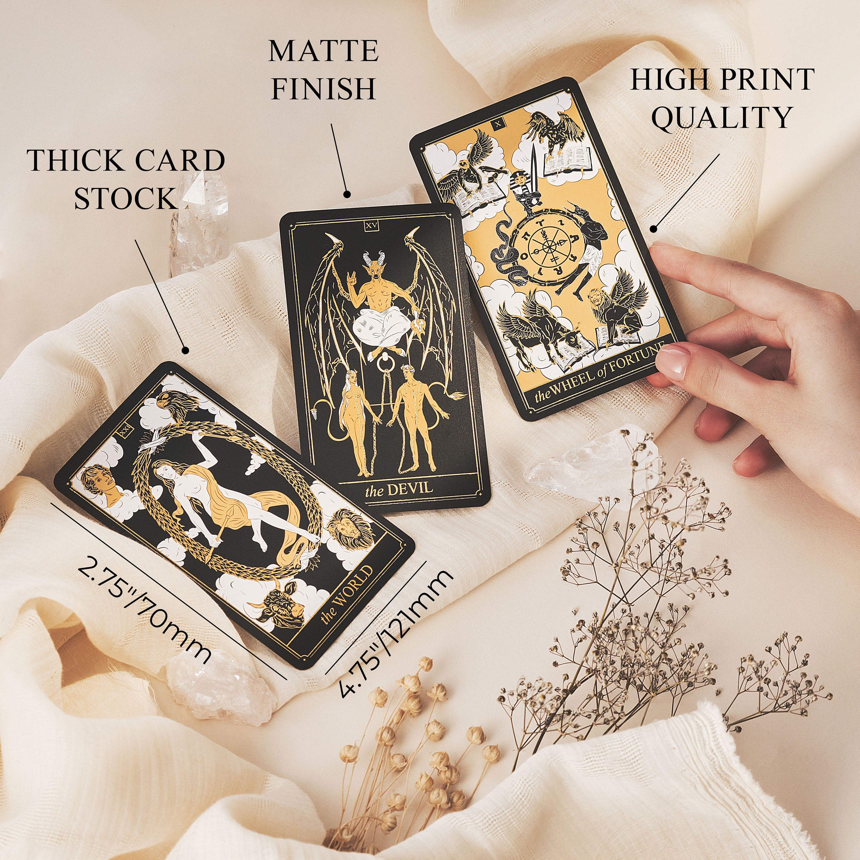 Gold Tarot Deck