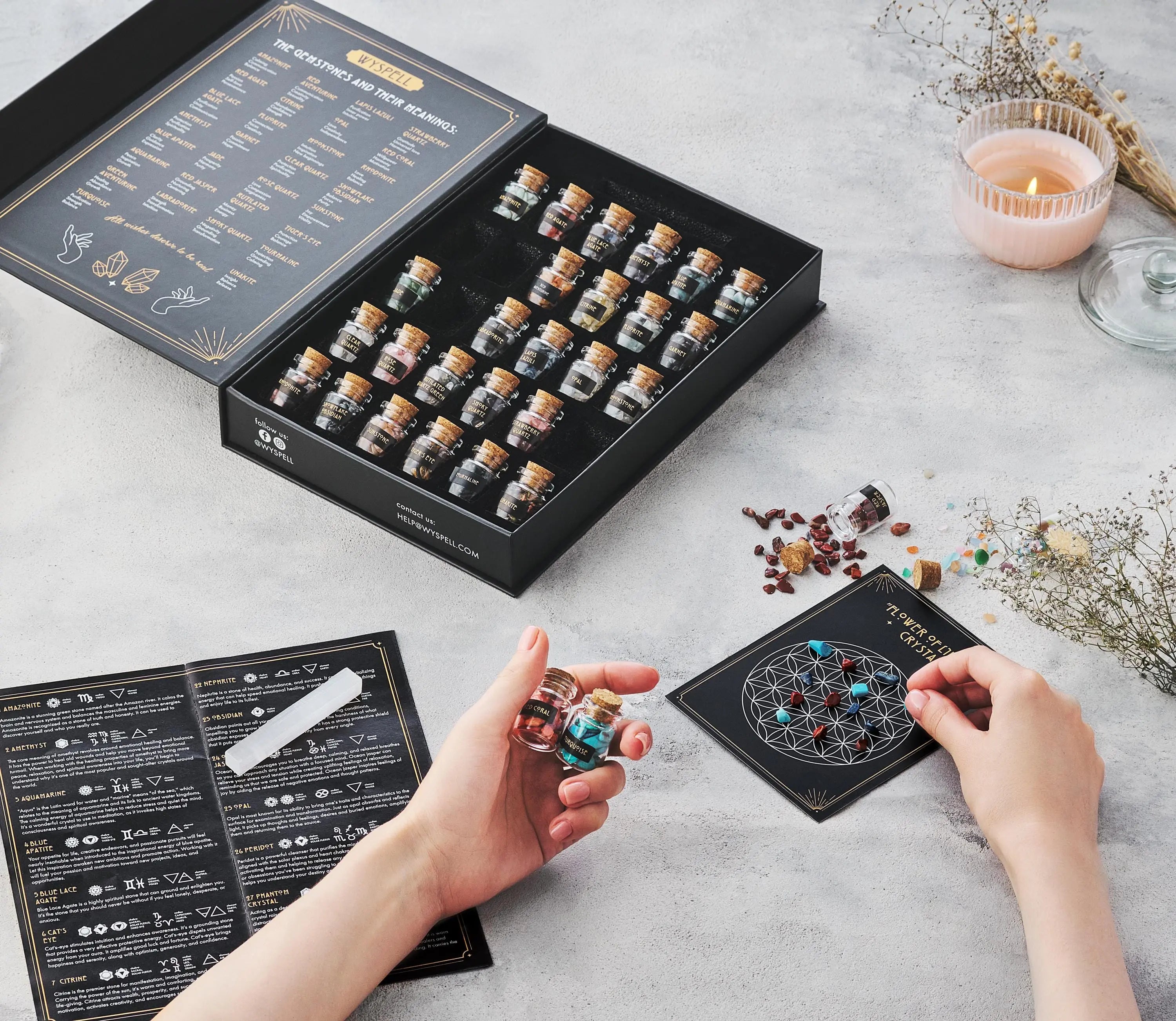 30 PCS Gemstone Kit - Wyspell
