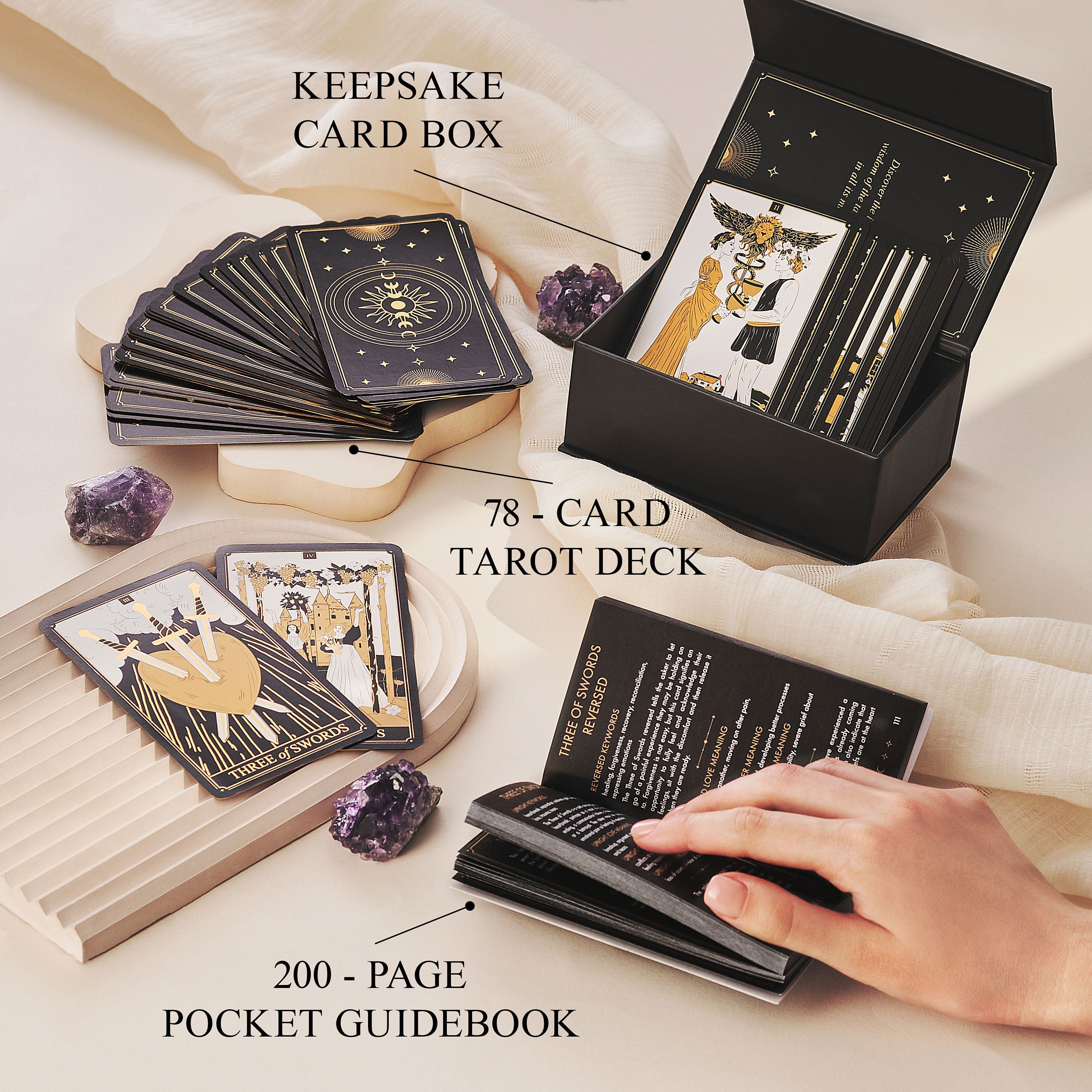 Gold Tarot Deck