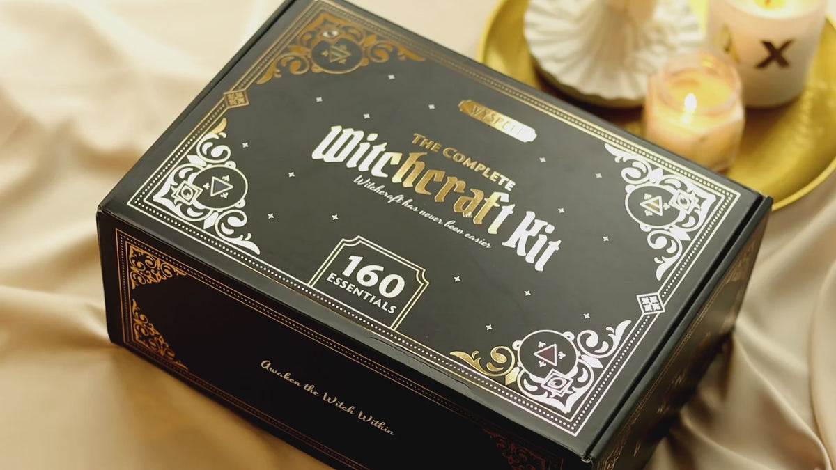 Wyspell 160-piece Witchcraft Kit Gold design demonstration and unboxing