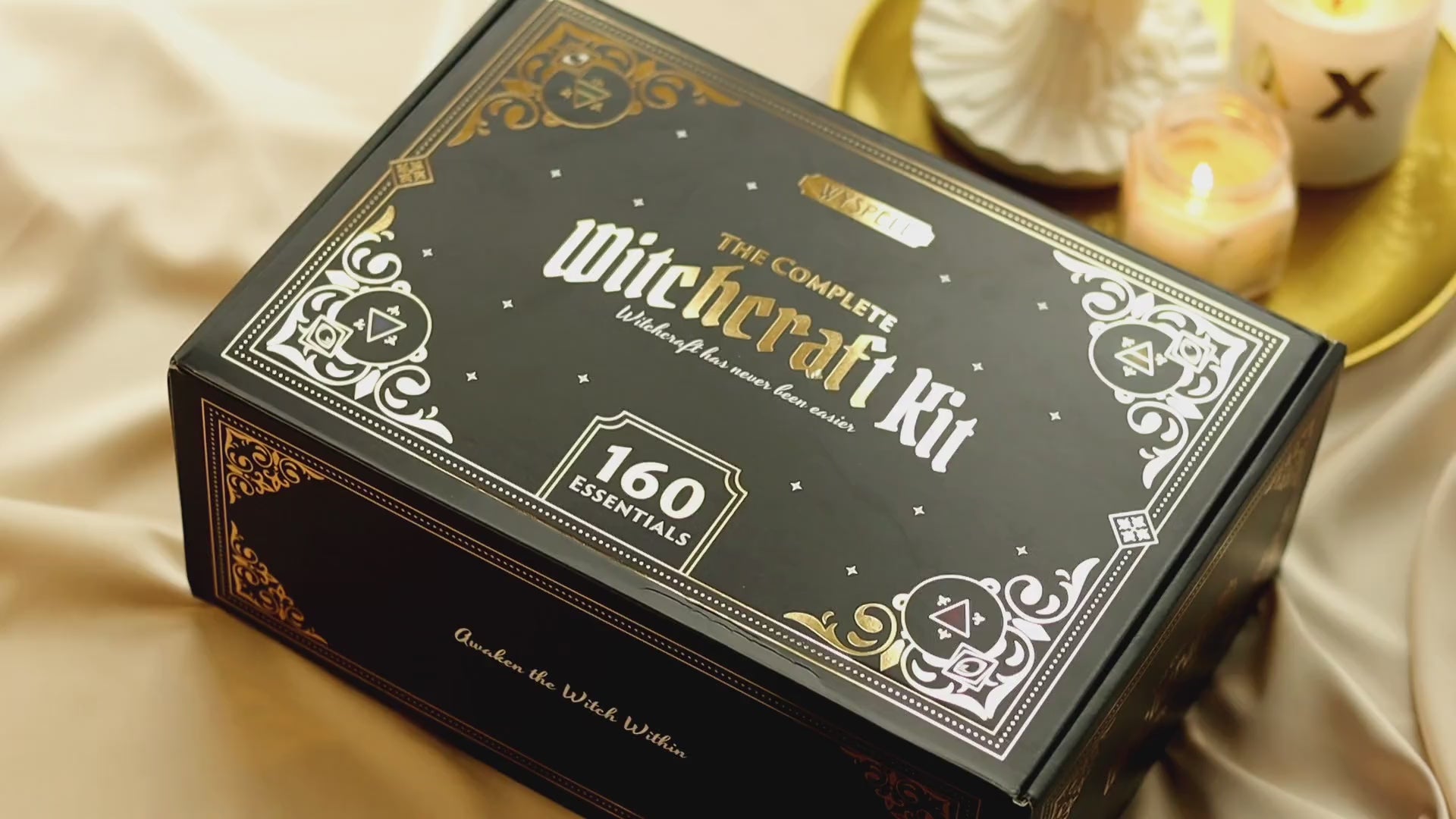 Wyspell 160-piece Witchcraft Kit Gold design demonstration and unboxing