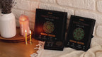 Wyspell beeswax timer candles: 12, 60 and 120 packs, brass holders and candle in use