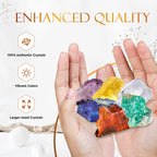 Wyspell Aries zodiac crystal set — crystals in hand for size and colour comparison